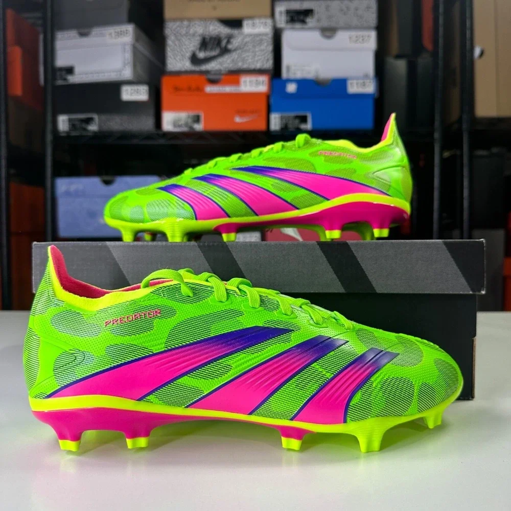 Adidas Men's Predator League FG Gen Pre Cleats Size 12 Green/ Black ID0701